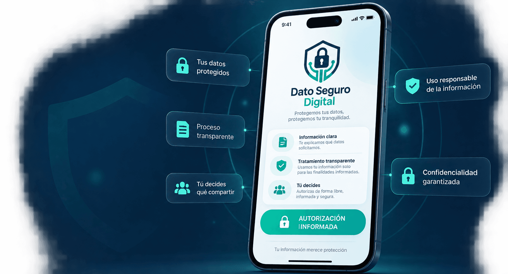 Dato Seguro Digital - Autorización y protección de datos